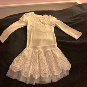 Girls shirt and skirt set